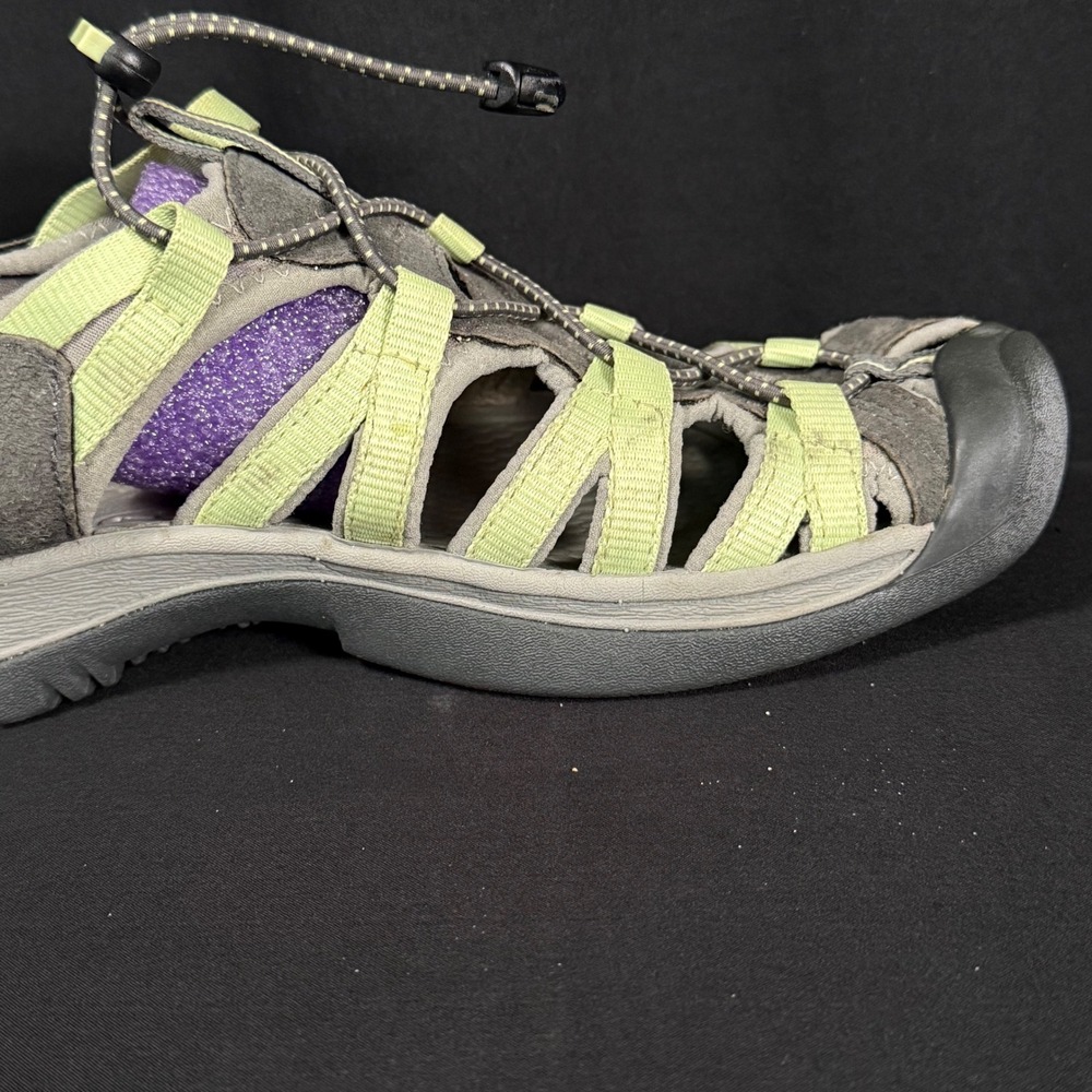 KEEN Whisper Sports Sandal Nile Green Gray Waterproof Hiking Womens 9 5124-NENG - Picture 7 of 14